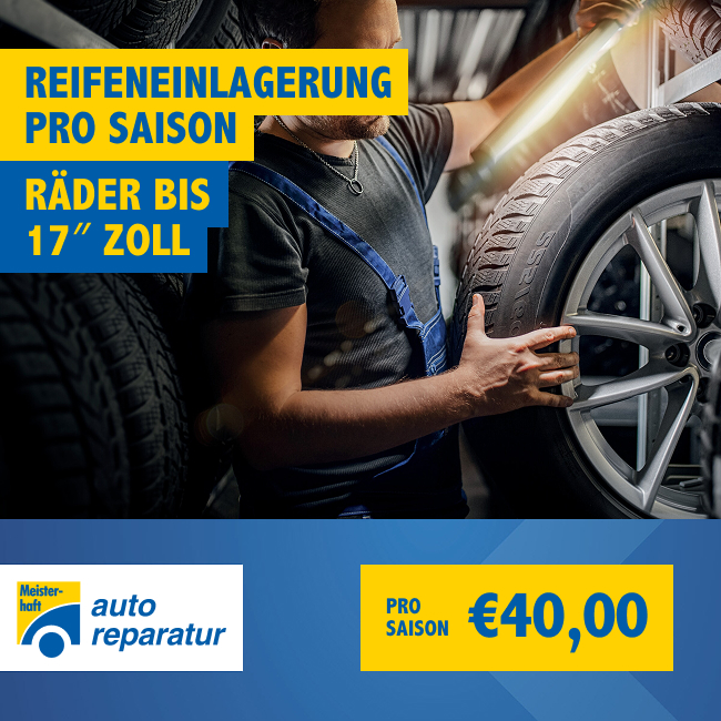 Reifeneinlagerung